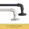 Kenney Mfg Kenney Adler 5/8" Indoor/Outdoor Rust-Resistant Wrap Around Curtain Rod, 28-48", Brushed Nickel KN90020 - alternate 7